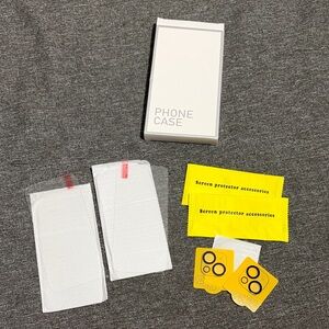 iPhone 11 glass screen protector & camera protector (set of 2) in box